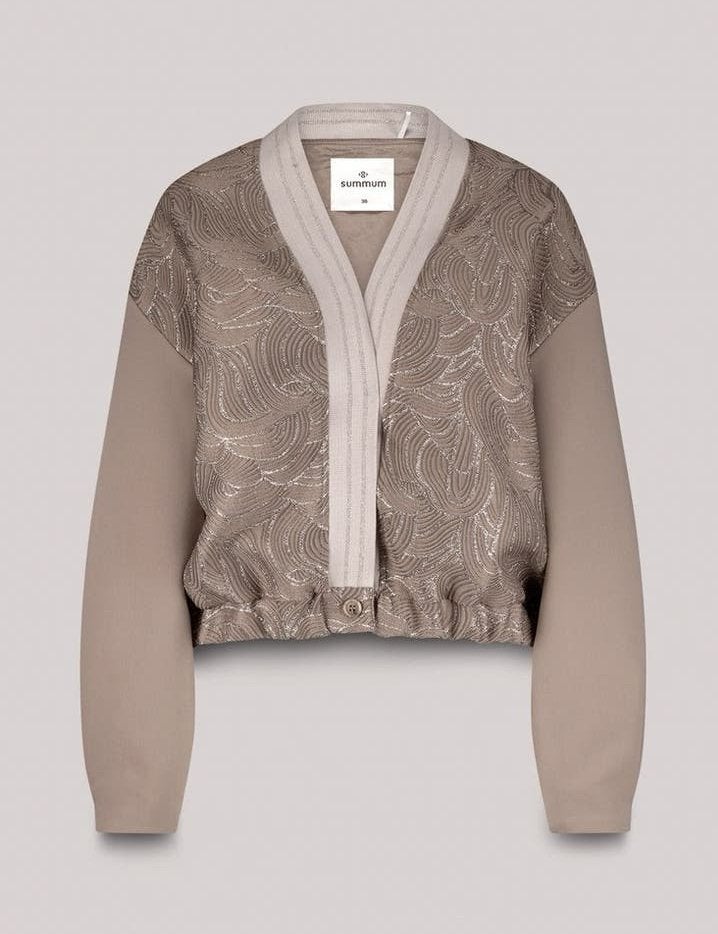 Nieuw Summum jacquard bomberjasje – maat 40, Ophalen of Verzenden, Nieuw, Maat 38/40 (M), Beige
