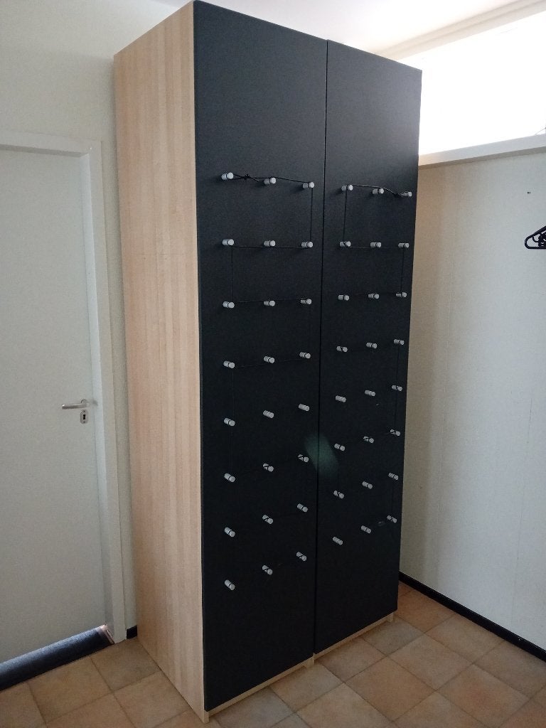 kast Pax Ikea 2-deurs, Ophalen, Gebruikt