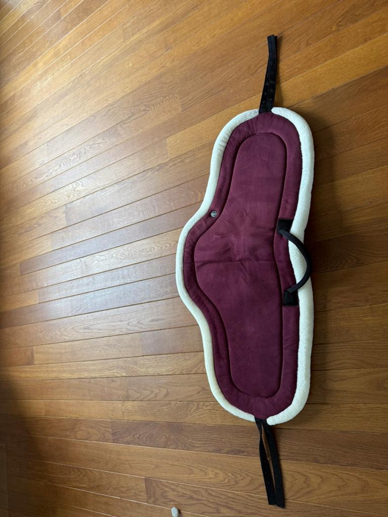 Barebackpad QHP bordeaux, Ophalen, Zo goed als nieuw