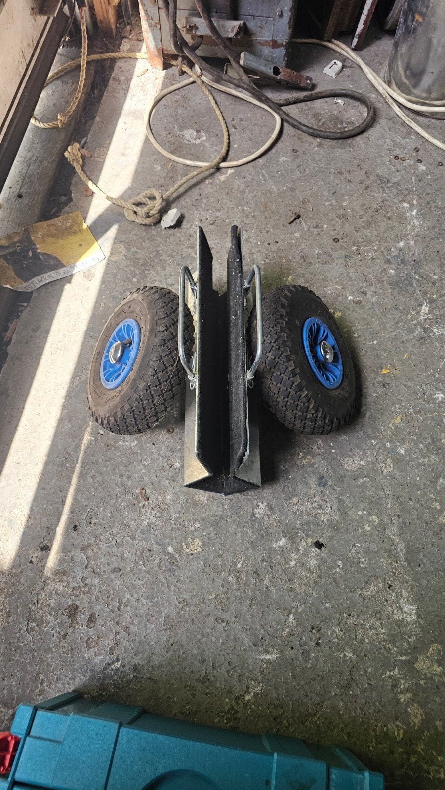 Balken platen wagen zwaar gewicht heavy duty, Doe-het-zelf en Verbouw, Transportwagens, 100 liter of meer, Ophalen, Transportkar