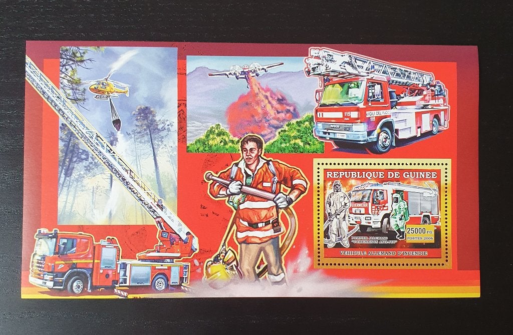 Guinee 2006 Brandweer Auto Michel blok 1071 postfris, Verzenden, Postfris, Auto's