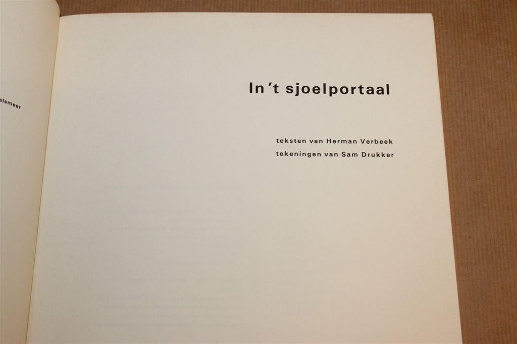 In \'t Sjoelportaal — Verbeek Gedichten & Drukker Tekeningen, Ophalen of Verzenden, Gelezen