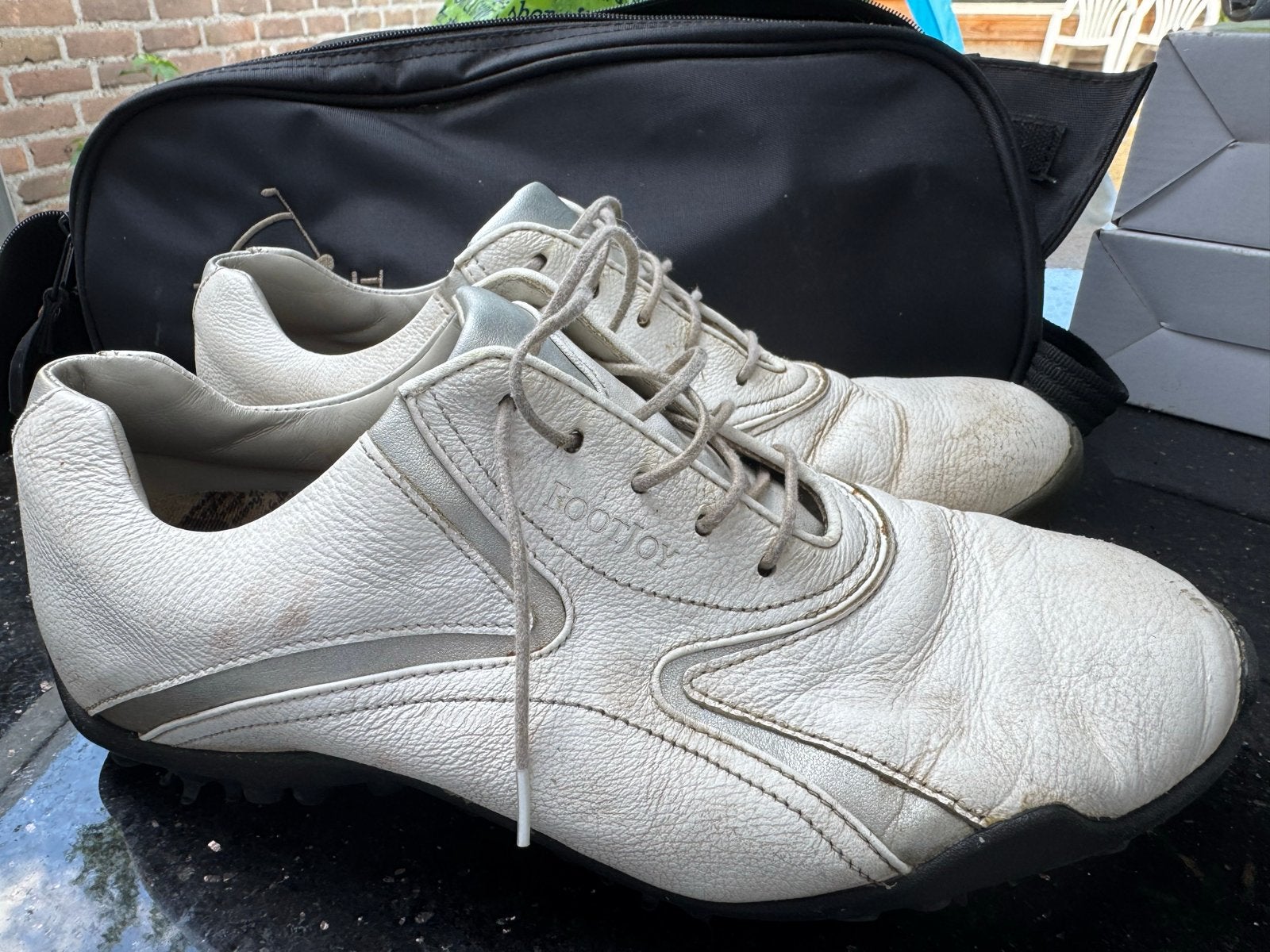 FootJoy golfschoenen met Trump tasje, Ophalen, Gebruikt, Schoenen, Overige merken