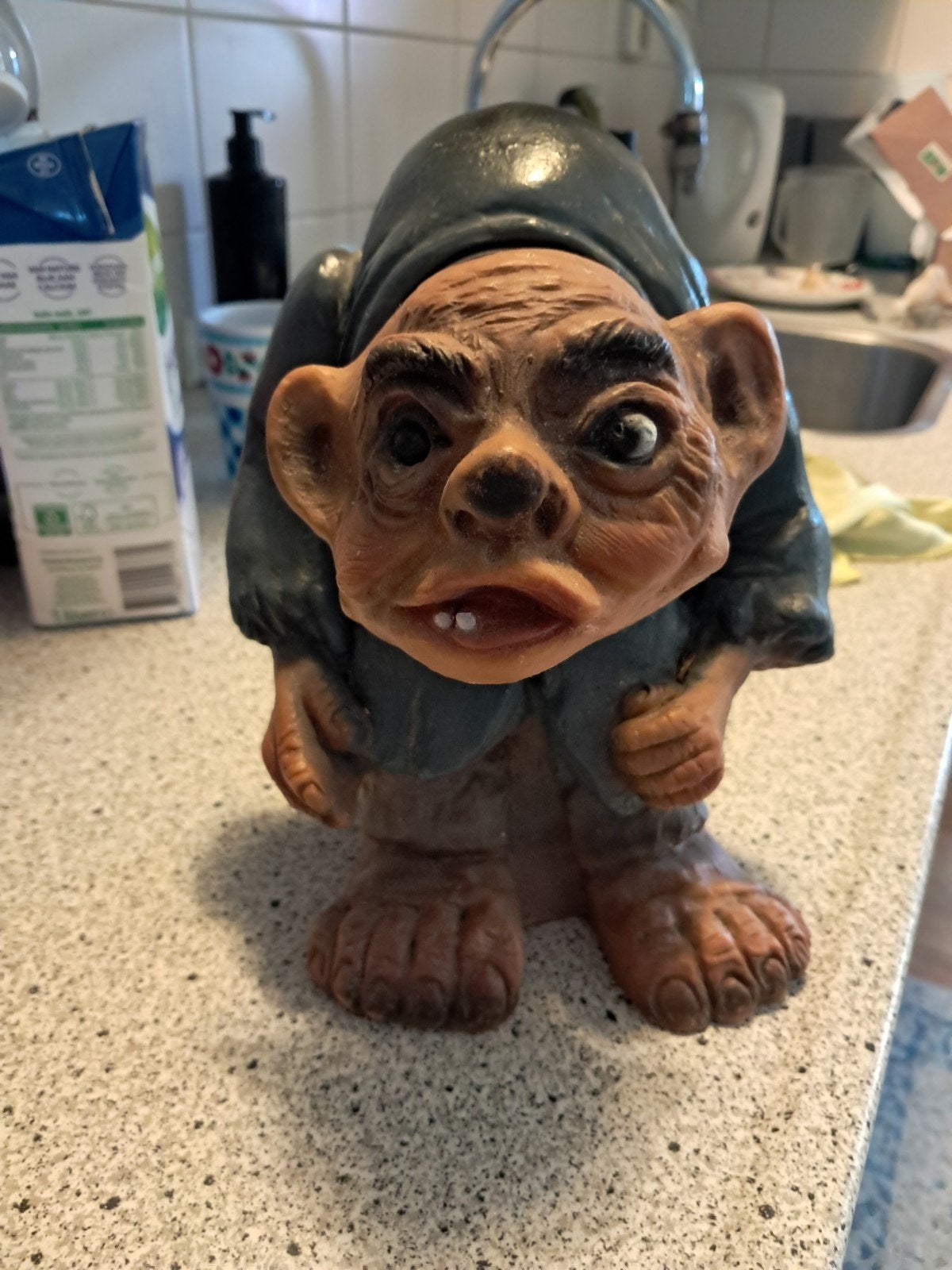 Vintage Heico Pop / Troll Igor met beweegbaar hoofd jaren 60, Ophalen of Verzenden, Gebruikt