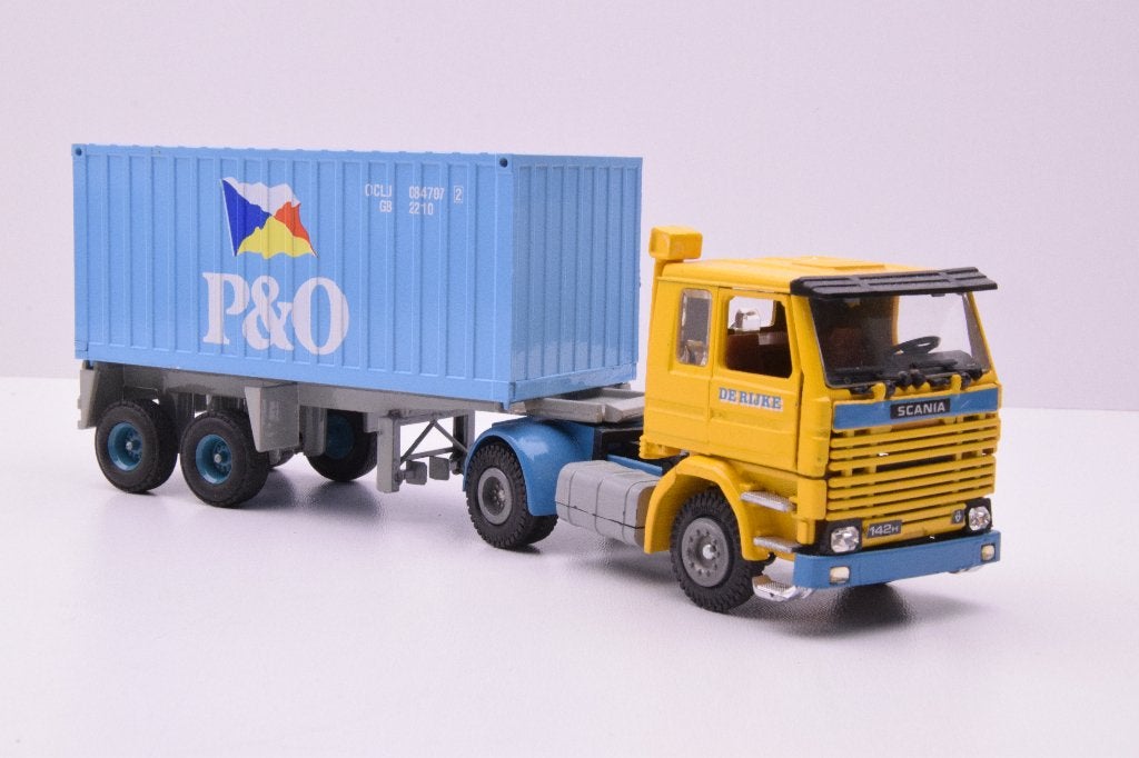 Scania 142-V8 '' de Rijke Spijkenisse ''  Tekno, Ophalen of Verzenden, Zo goed als nieuw, Bus of Vrachtwagen, Tekno