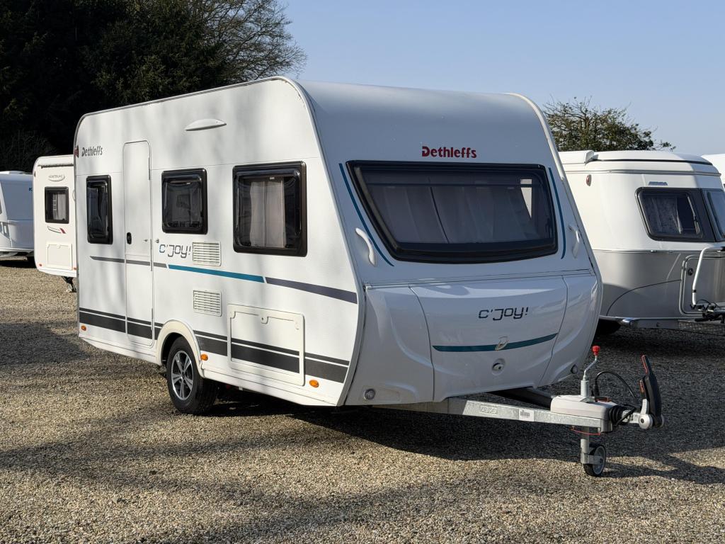 Dethleffs C'Joy 410 QL Mover, Schokbreker, Standaardzit, Bedrijf, Dethleffs