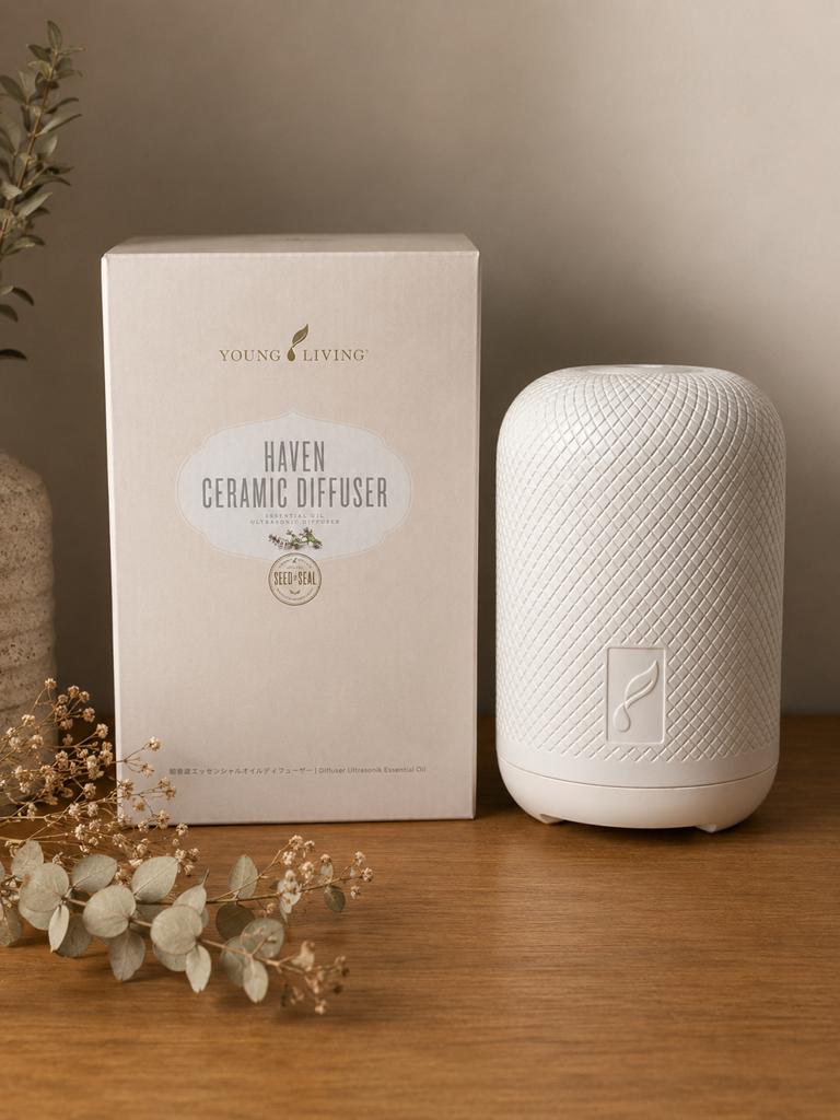 Young Living Haven Ceramic Diffuser wit, Huis en Inrichting, Woonaccessoires | Overige, Nieuw, Wit, Ophalen of Verzenden