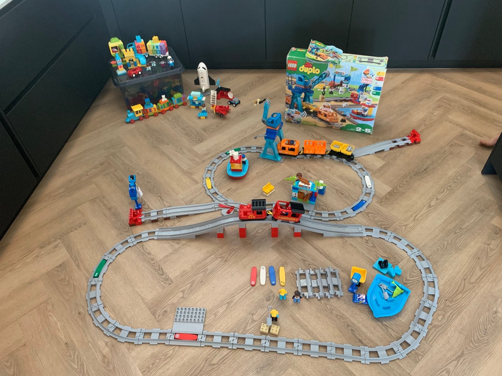 Duplo treinset 10874, 10875 en 10872 incl los duplo, Ophalen of Verzenden, Zo goed als nieuw