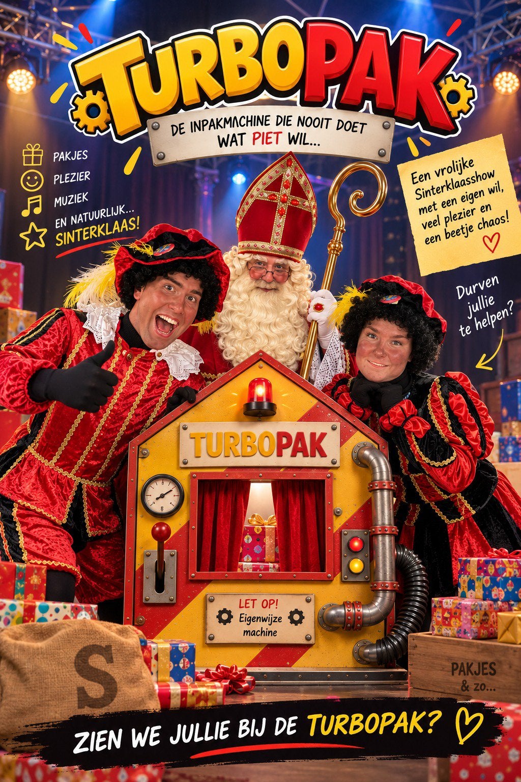 Nieuwe interactieve sinterklaasshow, Ophalen of Verzenden, Zo goed als nieuw