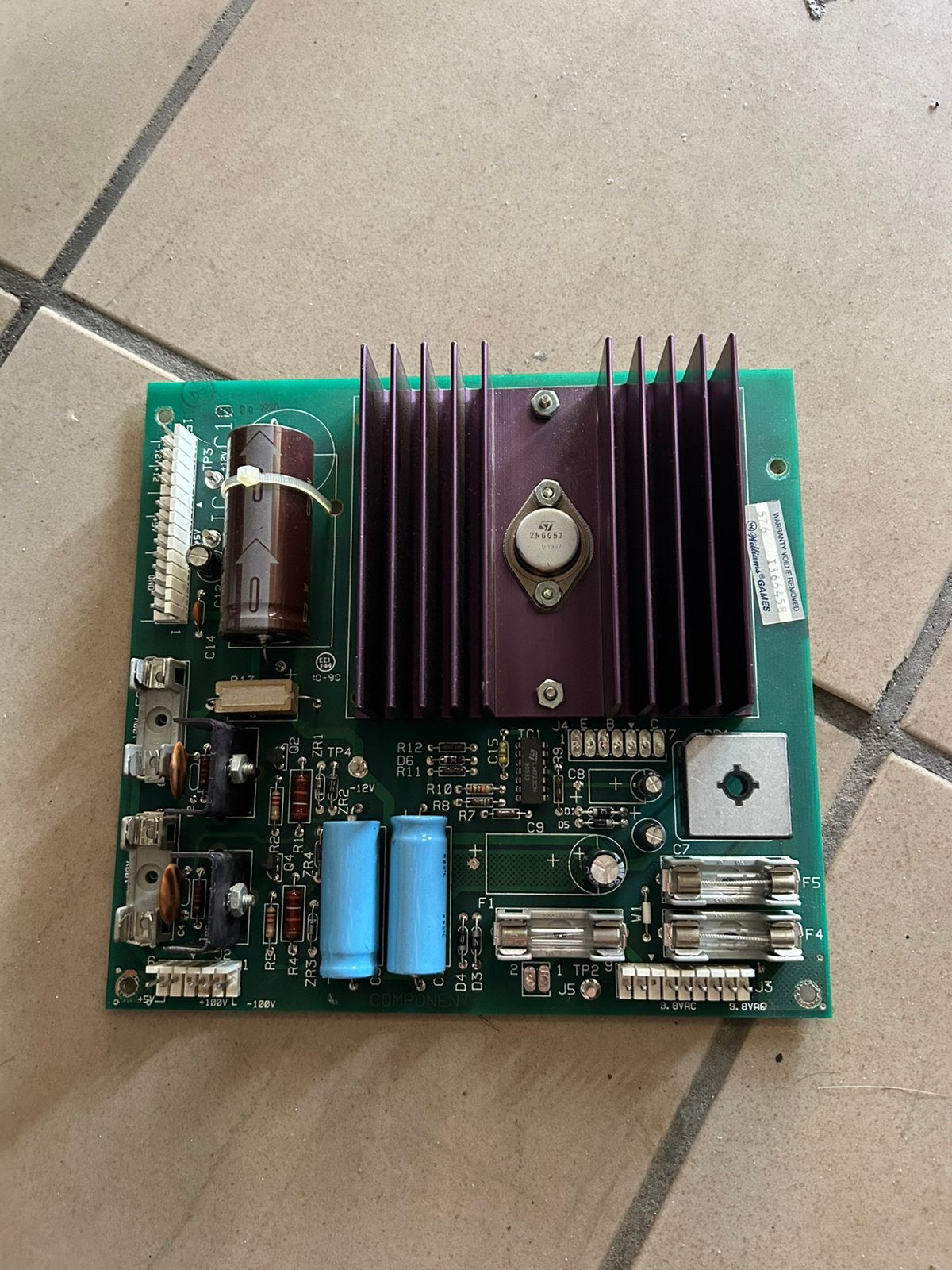 Williams power Board, Verzamelen, Automaten | Flipperkasten, Ophalen, Gebruikt, Elektronisch, Onderdeel of Defecte kast