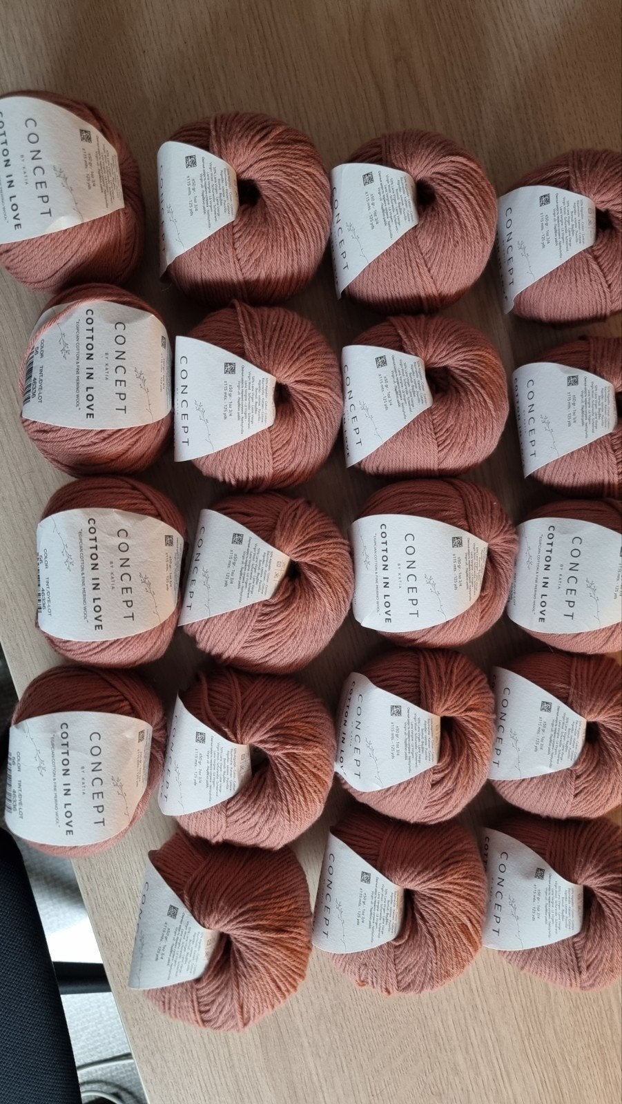 Katia Concept, Cotton in love 19 bollen  kleur 56, Ophalen of Verzenden, Nieuw, Breien of Haken, Wol of Garen