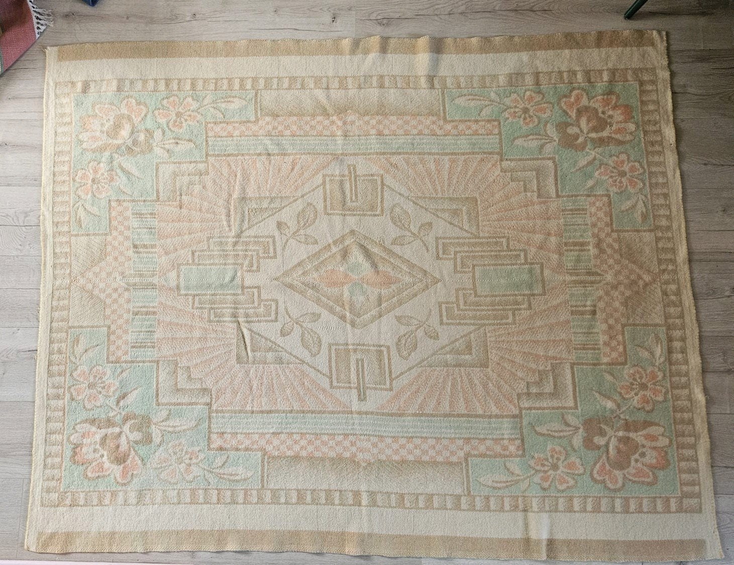 Vintage wollen deken, Ophalen of Verzenden, Gebruikt