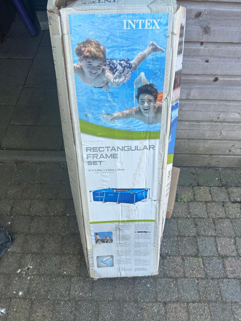 Intex zwembad 300x200x75, Tuin en Terras, Zwembaden, Ophalen, Gebruikt, Minder dan 80 cm, Opzetzwembad