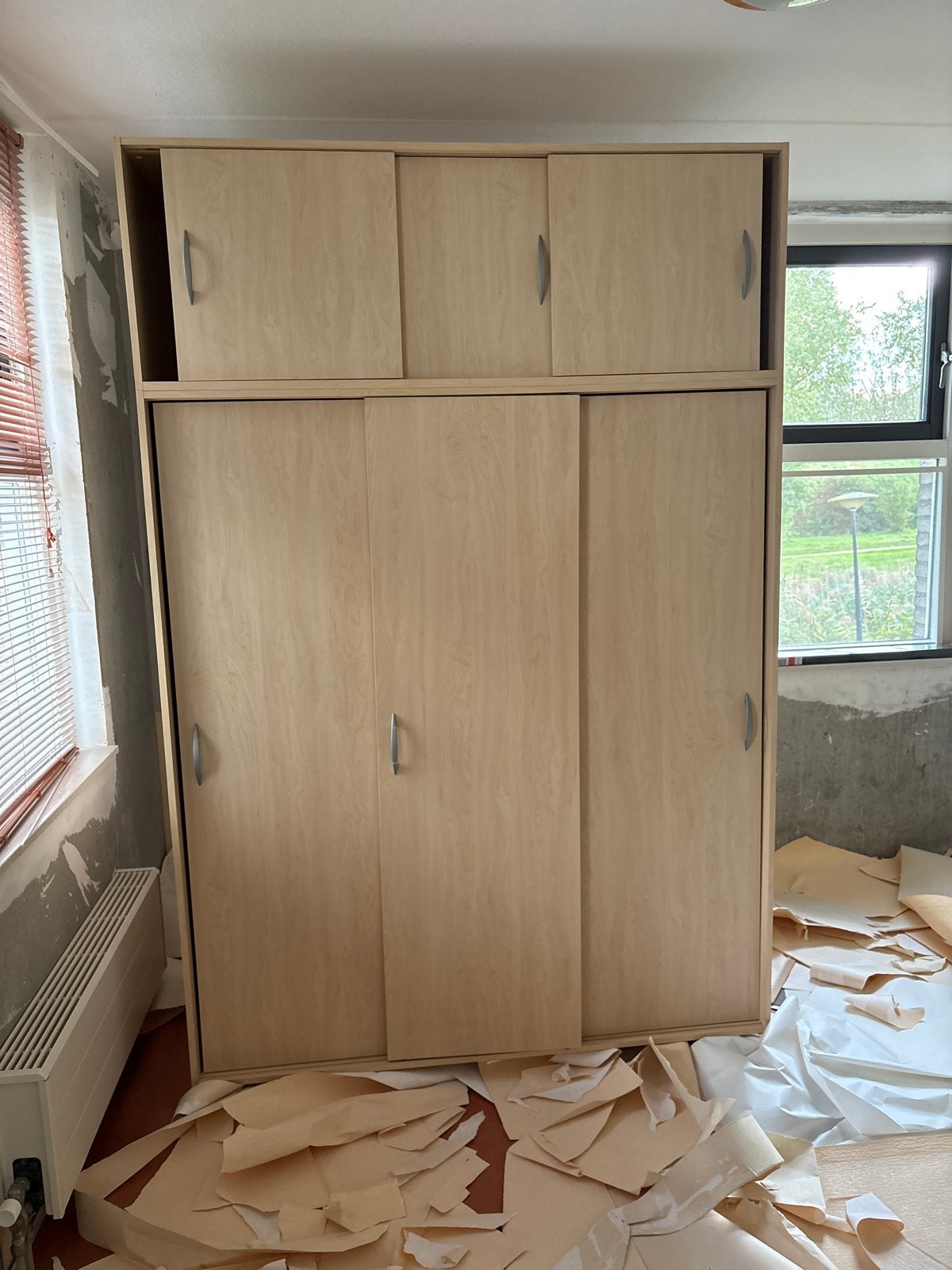 Gratis kledingkast met schuifdeuren, Ophalen, Gebruikt, 200 cm of meer, 150 tot 200 cm