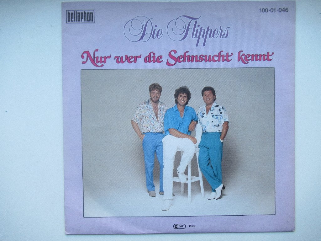 DIE FLIPPERS # Nur wer die sehnsucht kennt/Bitte bleib mir, Cd's en Dvd's, 7 inch, Ophalen of Verzenden, Zo goed als nieuw, Levenslied of Smartlap