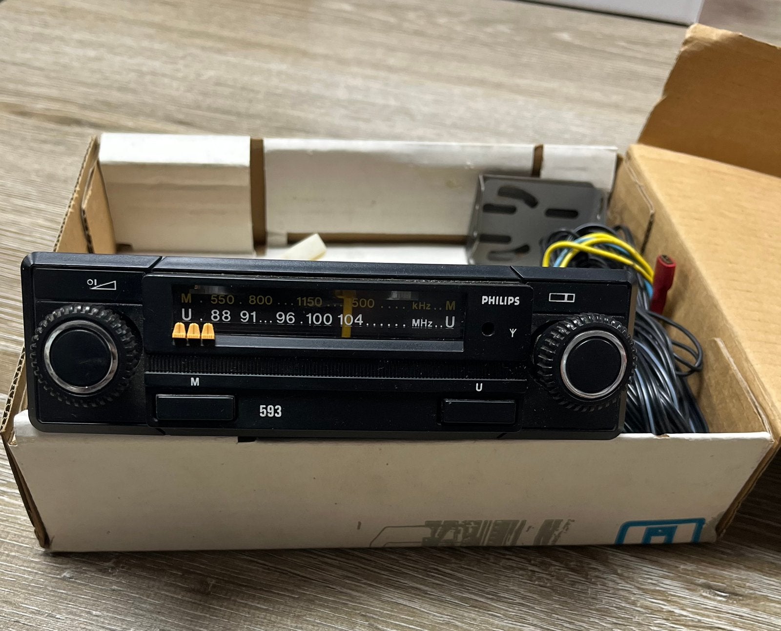 Philips auto radio 593, G, G, G, Ophalen of Verzenden