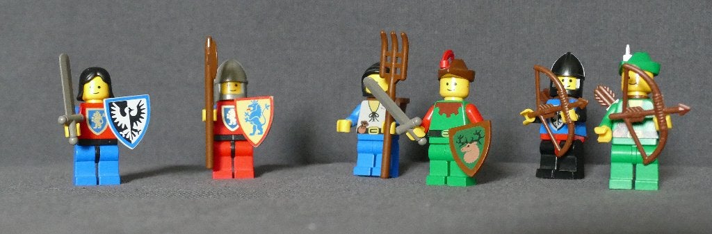Ridderlego 6103 Castle Minifigures Nr 3, Kinderen en Baby's, Speelgoed | Duplo en Lego, Gebruikt, Lego, Ophalen of Verzenden, Inclusief minifiguren