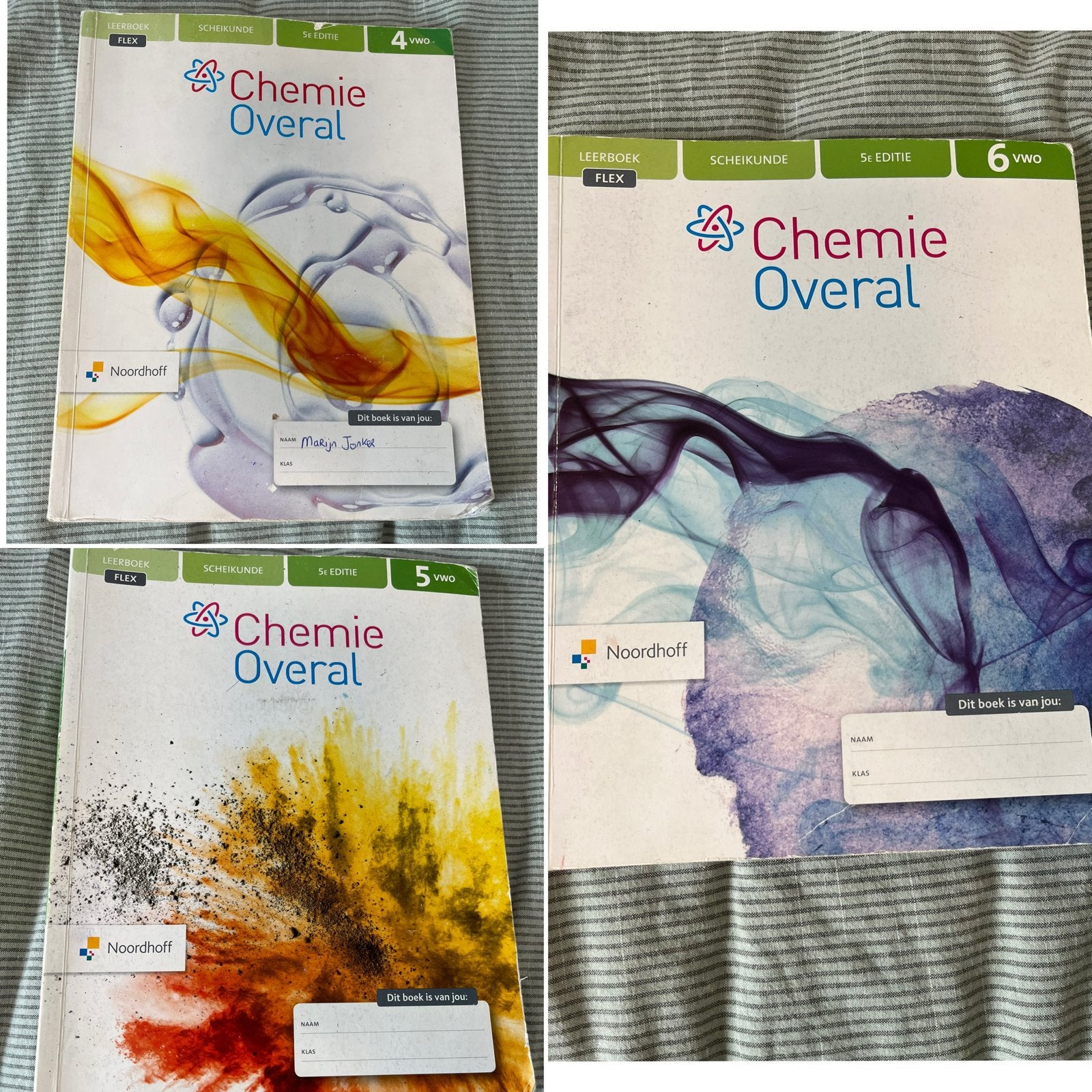 Chemie Overal VWO 4, 5 en 6 Noordhoff Scheikunde, Ophalen of Verzenden, Gelezen, VWO, Scheikunde