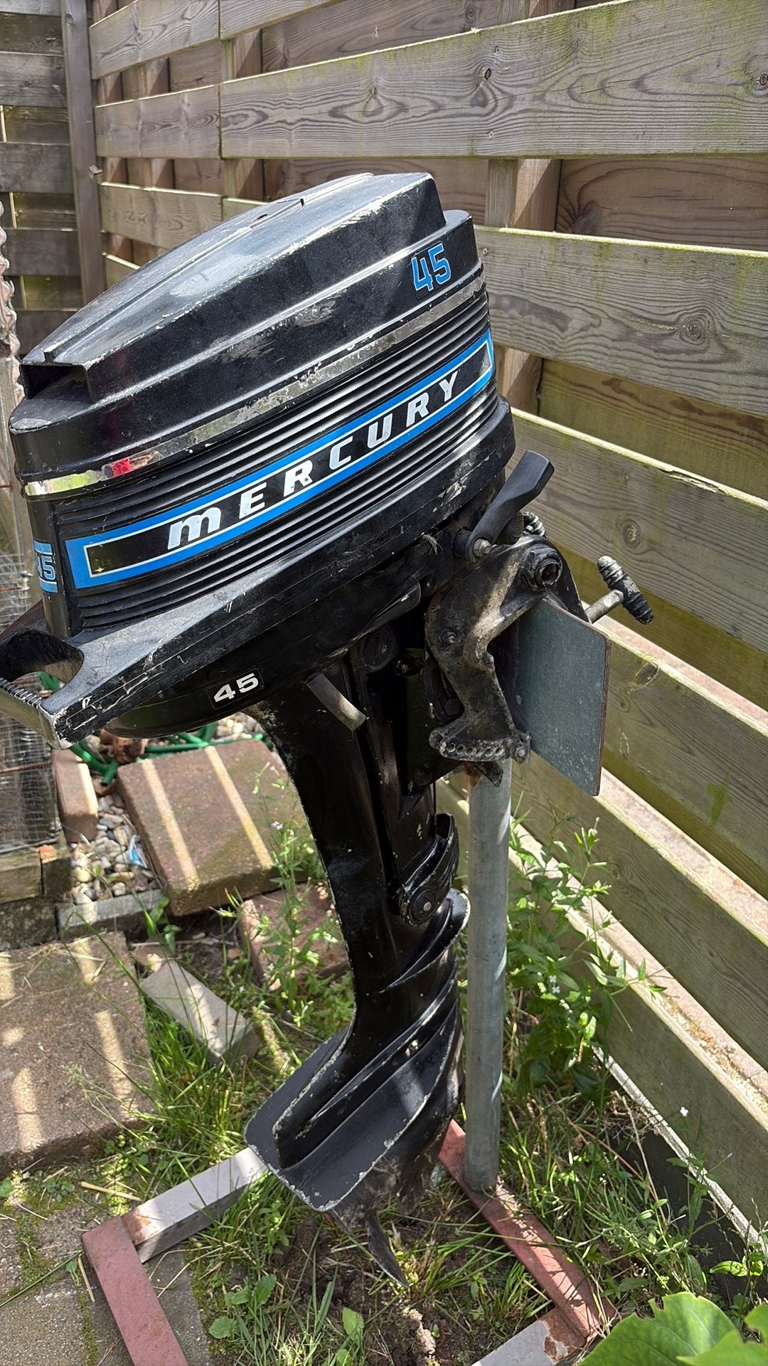 Mercury 4.5 / opknap of onderdelen, Ophalen, Zo goed als nieuw, Benzine, 5 tot 10 pk