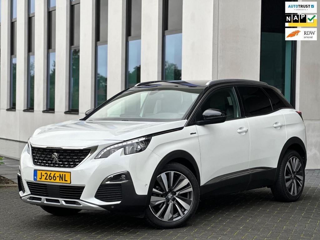 Peugeot 3008 1.2 Puretech 130pk S&S EAT 2020 Wit, Auto's, 15 km/l, 1199 cc, Wit, Origineel Nederlands