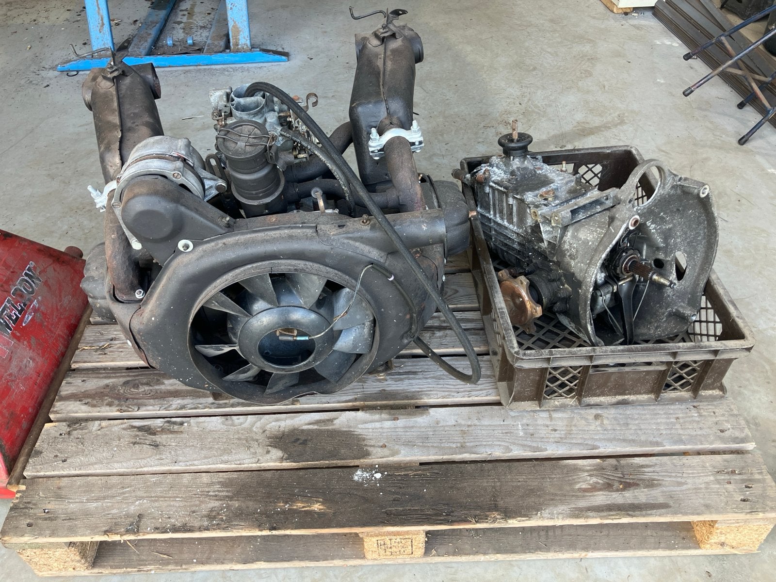 Gereviseerde Motor en gebruikte versnellingsbak 2cv, Auto-onderdelen, Ophalen, Gereviseerd, Citroën