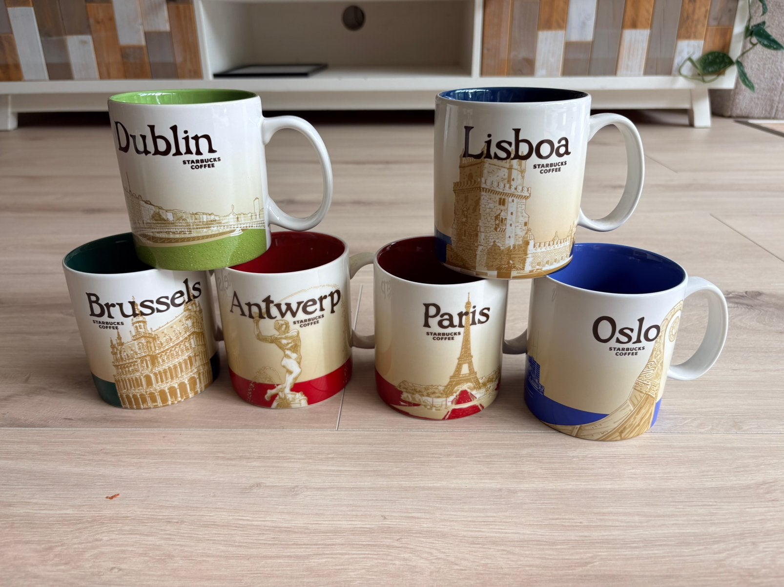 Starbucks - Dublin, Lisboa, Brussels, Antwerp, Oslo, Paris, Nieuw, Ophalen of Verzenden, Glas, Overige stijlen