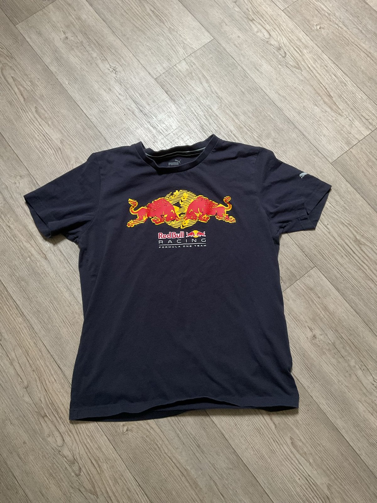 Max Verstappen T-shirt Blauw Maat M - Weinig gedragen, Ophalen of Verzenden, Zo goed als nieuw, Maat 48/50 (M), Blauw