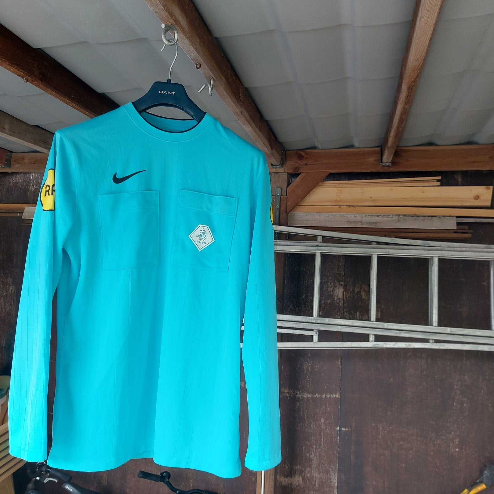 nike knvb scheidsrechters shirts, Maat L, Ophalen of Verzenden, Zo goed als nieuw, Shirt