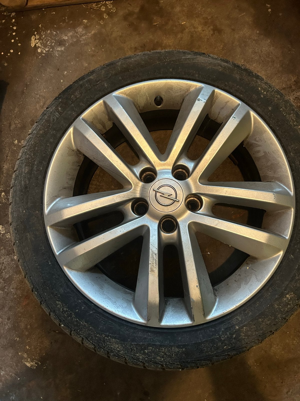 Opel Vectra C Wielset 225/45 ZR17 - Banden nog goed, Ophalen of Verzenden, Gebruikt