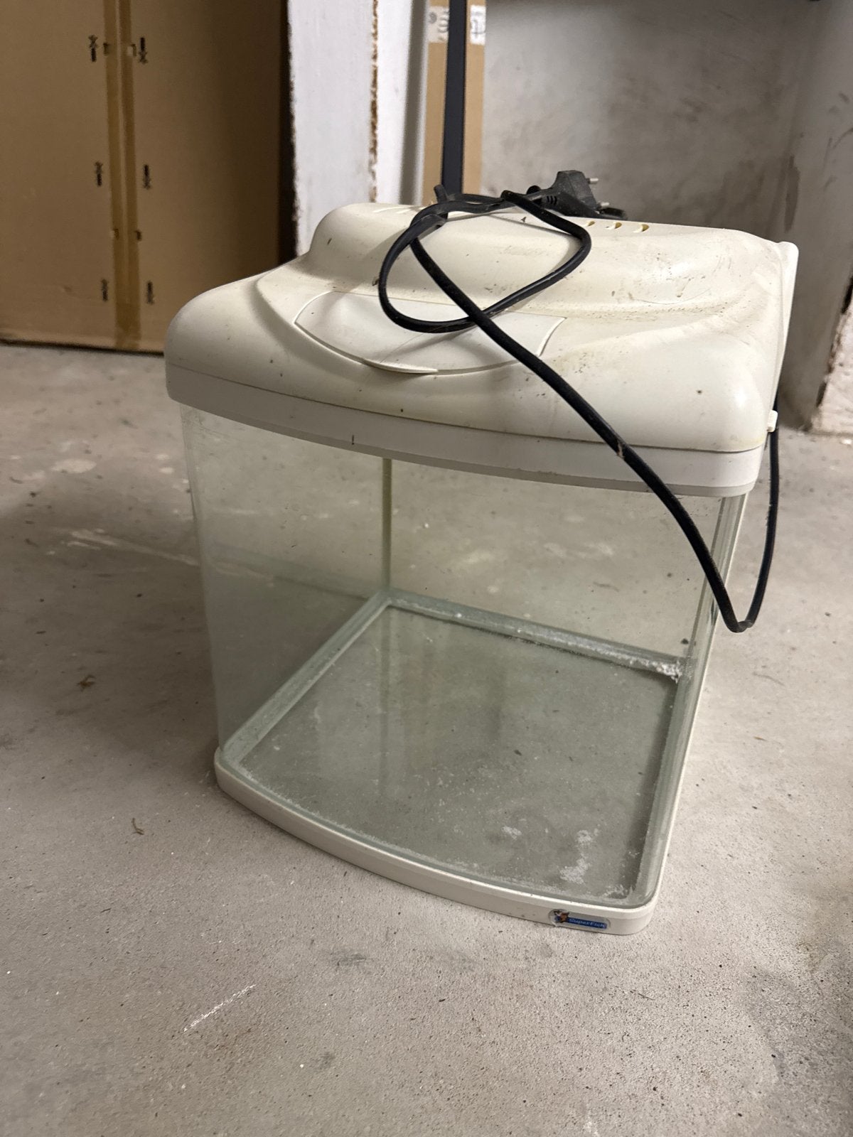 Klein aquarium, wit, merk Superfish, model Aqua 40, Dieren en Toebehoren, Ophalen, Leeg aquarium
