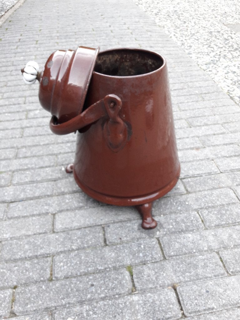 Ouderwetse emaille doofpot, Ophalen of Verzenden