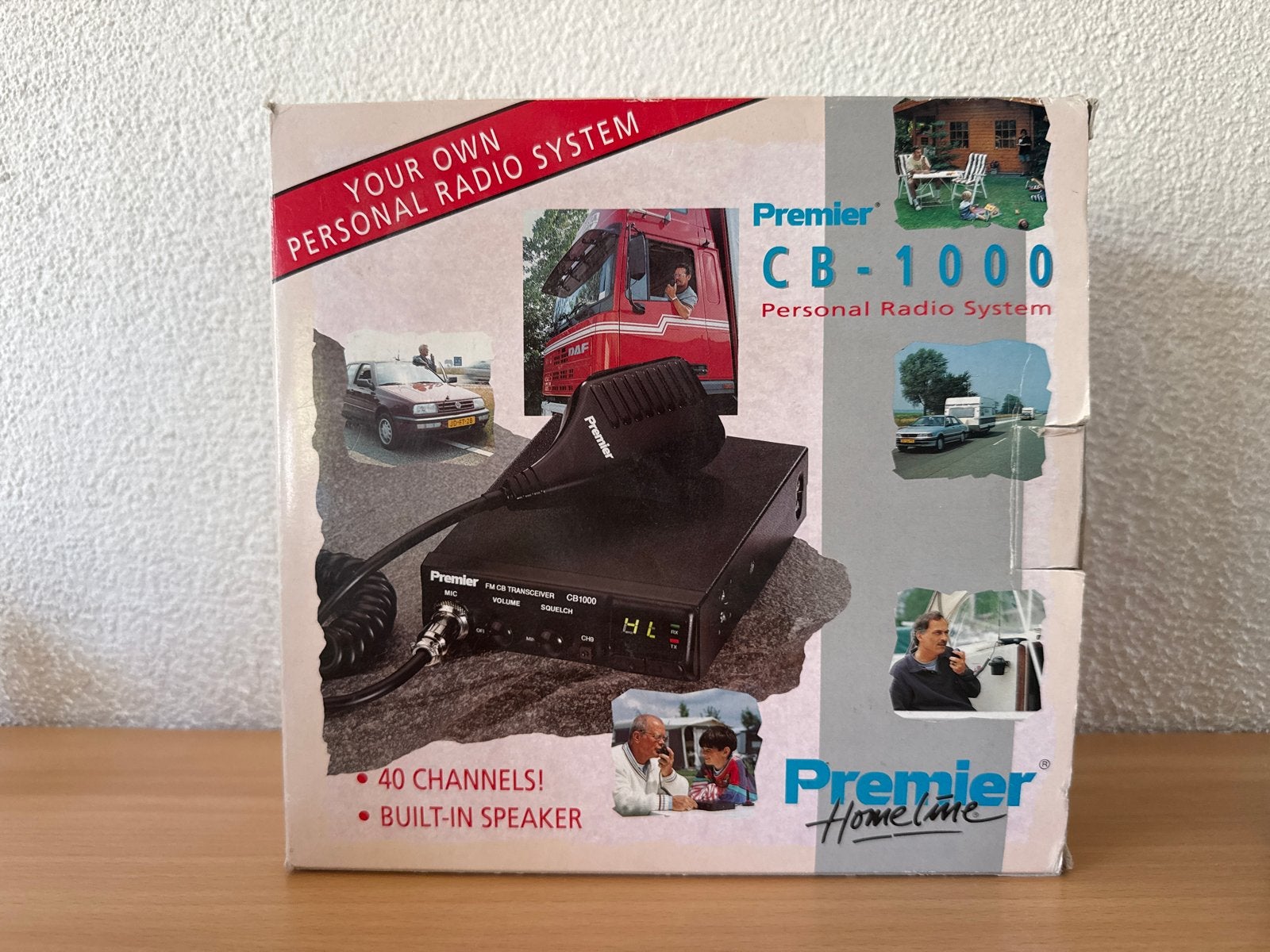 Set 2x Premier CB-1000 27MC CB-radio + 2 magneetantennes, Ophalen of Verzenden, Gebruikt