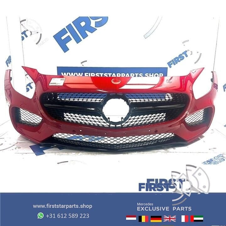 W190 AMG GT VOORBUMPER COMPLEET Mercedes GT GTC GTS AMG ORIG, Gebruikt, -, Voor, Ophalen of Verzenden