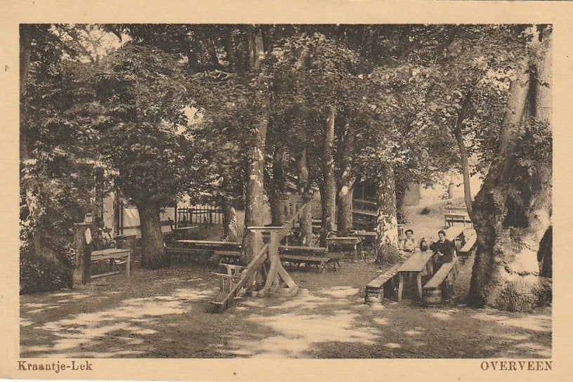 Overveen  Kraantje Lek Wip  tafels, Ophalen of Verzenden, Voor 1920, Ongelopen, Noord-Holland