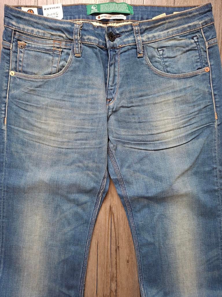 KUYICHI Wendy bootcut jeans W32 L32, Kleding | Dames, Spijkerbroeken en Jeans, Blauw, KUYICHI, Nieuw, Ophalen of Verzenden