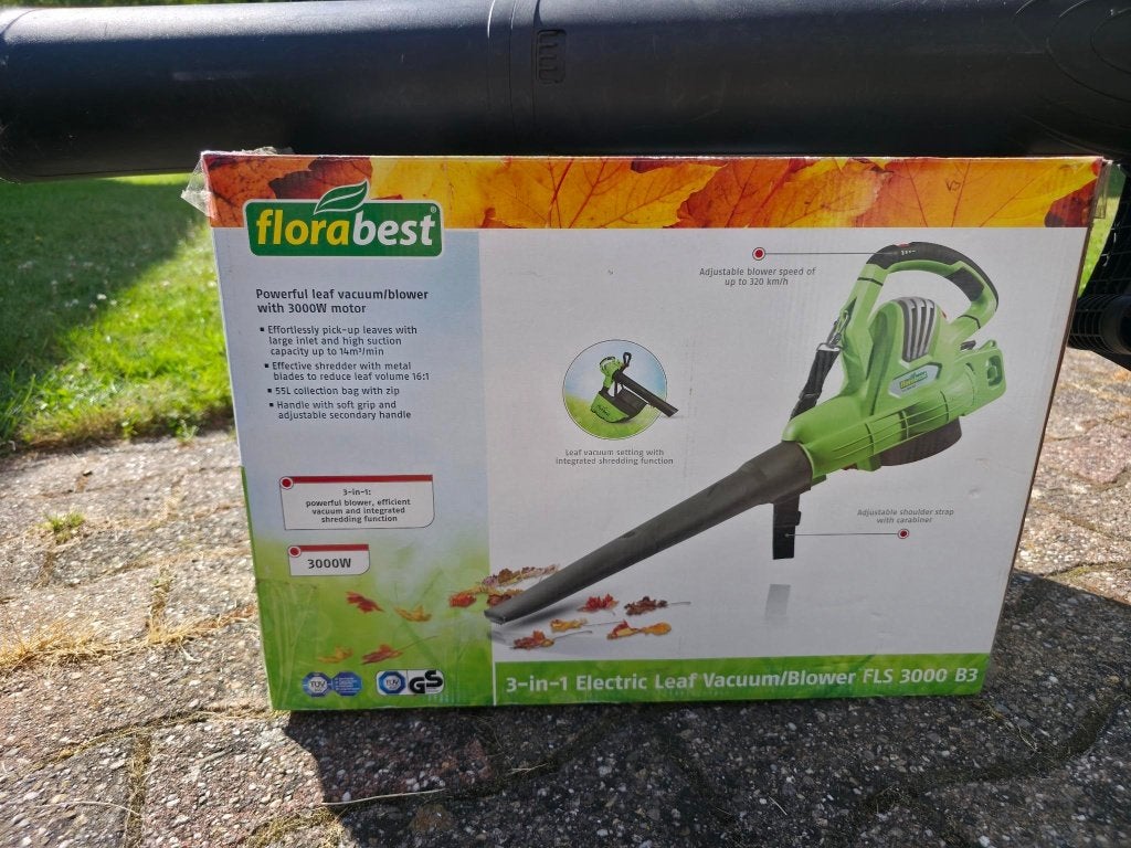 Florabest bladblazer bladzuiger, Ophalen, Gebruikt, Florabest, Met opvangzak