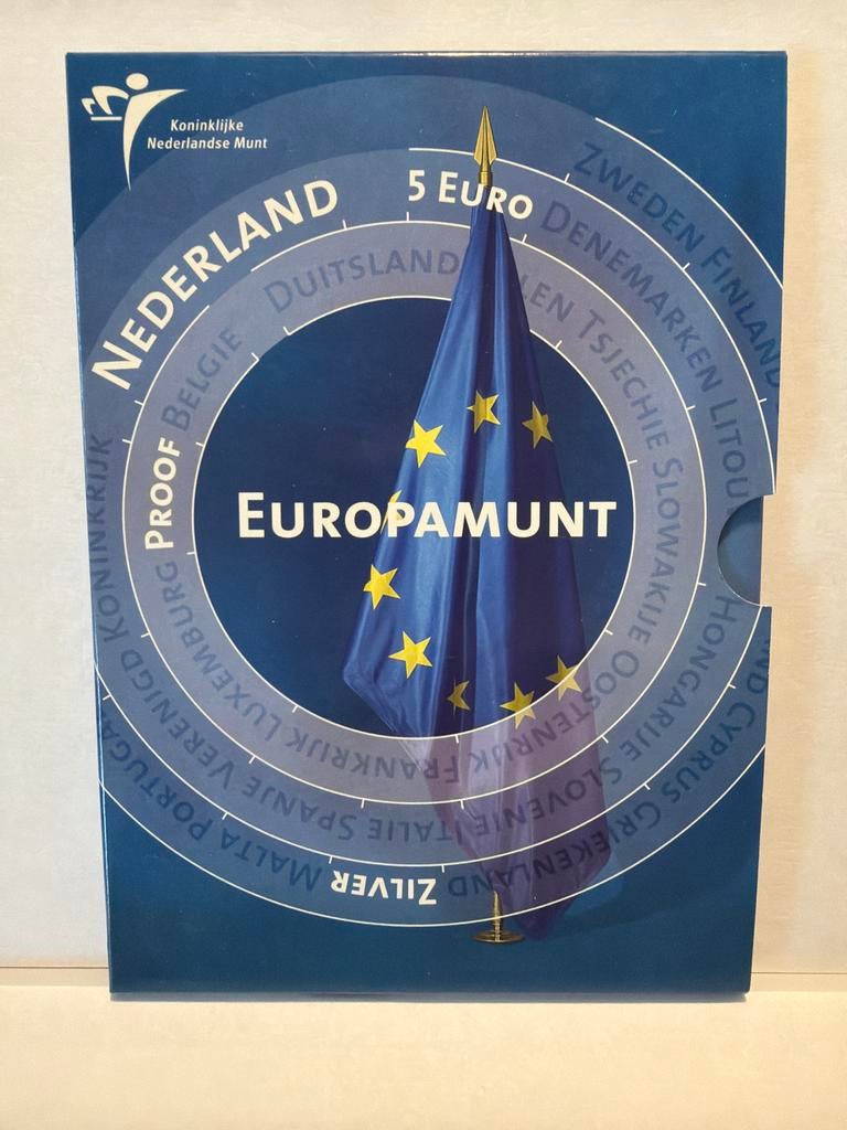Europamunt 5 Euro Zilver Proof Koninklijke Nederlandse Munt, Koningin Beatrix, Zilver, Losse munt, Overige waardes