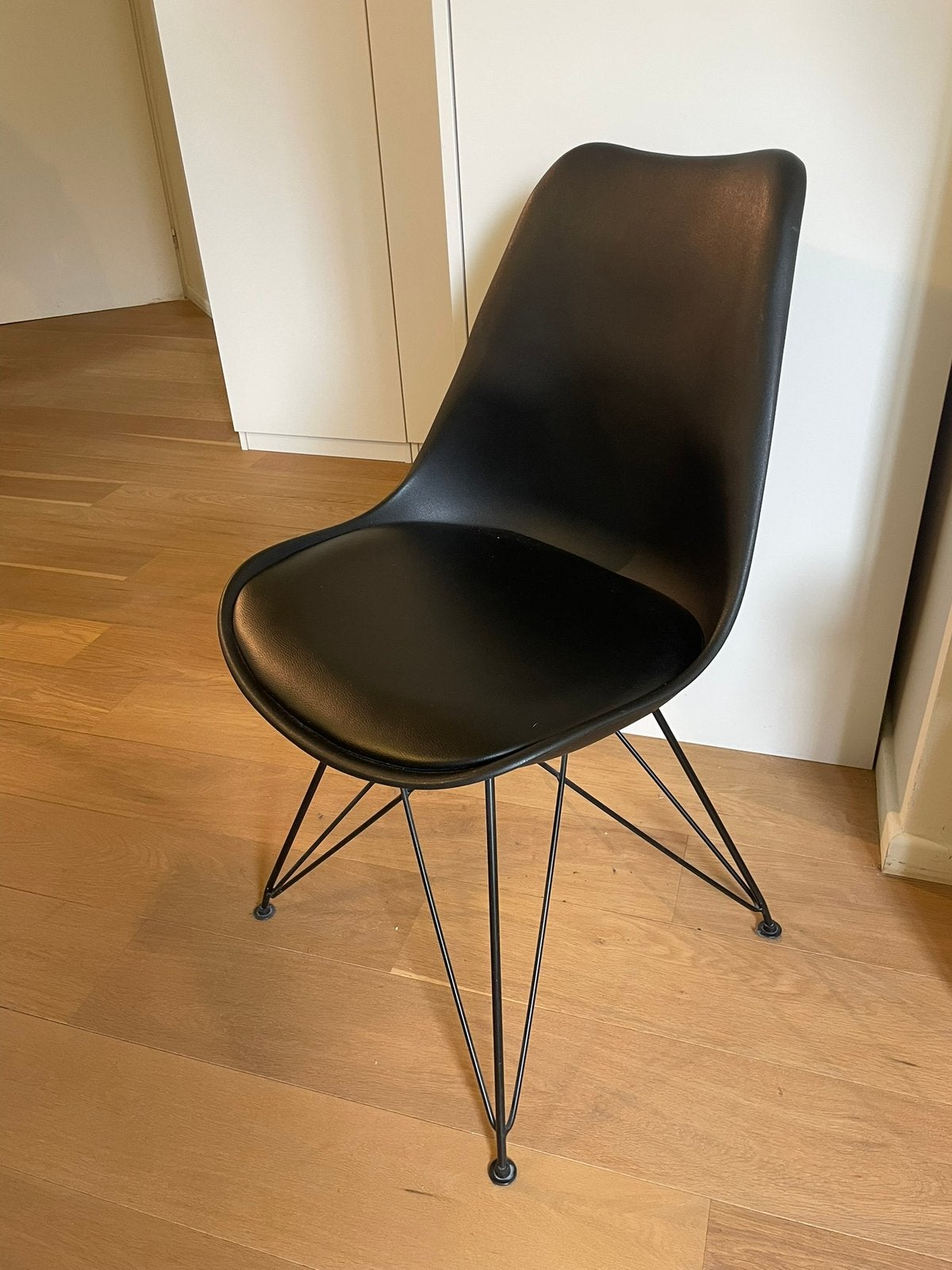 Stoelen zwart kuipstoel 4 stuks eetkamerstoel, Huis en Inrichting, Stoelen, Ophalen, Gebruikt, Zwart, Vier