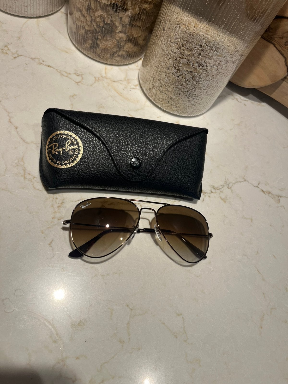 Ray ban Aviator, Ophalen of Verzenden, Zo goed als nieuw, Ray-Ban