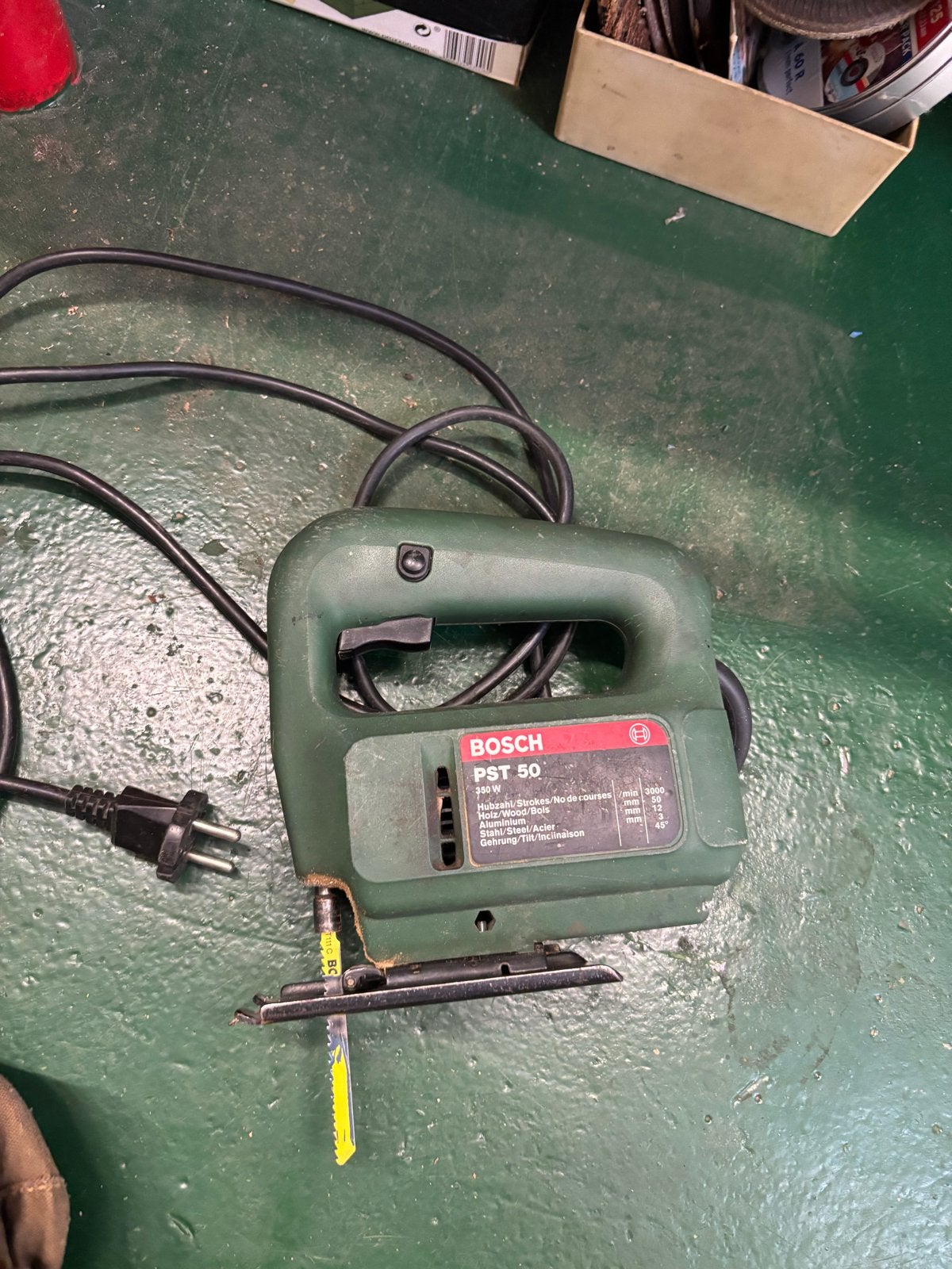 Bosch PST 50 Decoupeerzaag - Compact en Krachtig, Ophalen, Gebruikt, Decoupeerzaag, 30 tot 70 mm