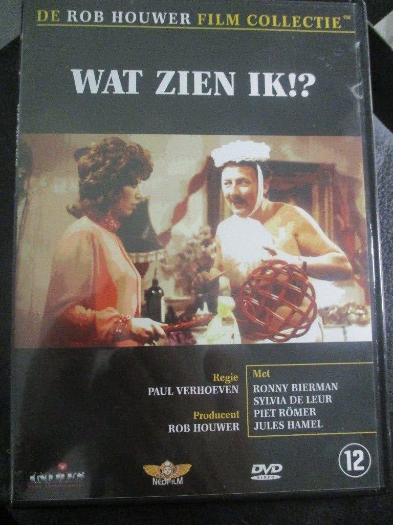 Wat Zien Ik dvd Paul Verhoeven  Ronny Bierman, Vanaf 12 jaar, Ophalen of Verzenden, Zo goed als nieuw, Komedie