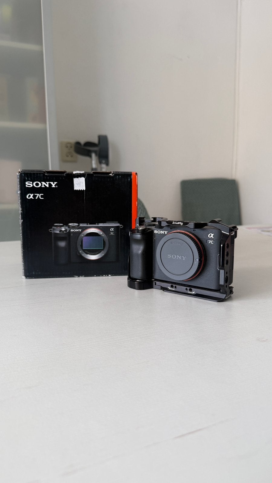 Sony A7C + SmallRig Cage Incl. Accu, Ophalen of Verzenden, Zo goed als nieuw, Compact, Overige Merken