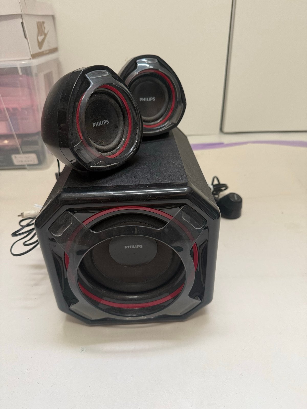 Philips 2.1 Speakerset met Subwoofer - SPA3300/10, Philips, Gebruikt, Speakerset, Ophalen of Verzenden