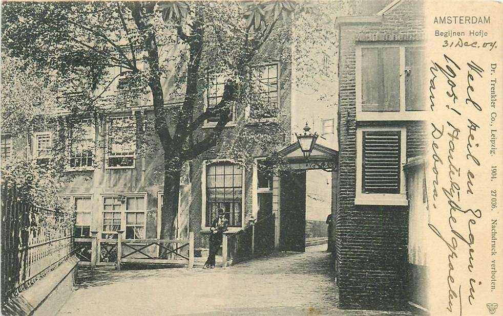 304-051-035 Amsterdam Begijnen Hofje, Verzenden, Voor 1920, Noord-Holland