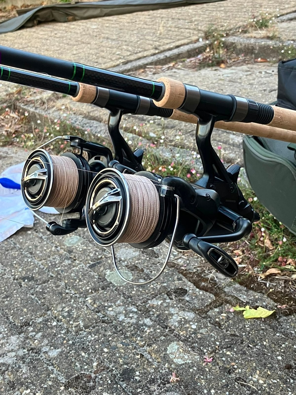 Shimano Big Baitrunner 14000 XTB Long Cast Molens, Ophalen, Zo goed als nieuw, Molen