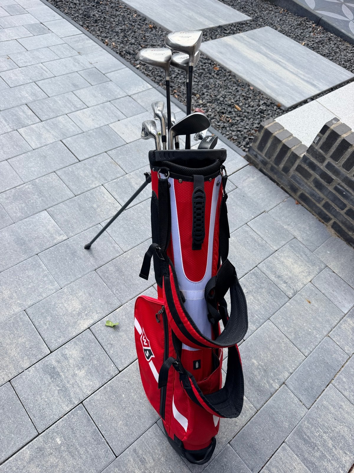 Complete Golfset Titanium met Golftas, Sport en Fitness, Ophalen, Gebruikt, Set, Overige merken