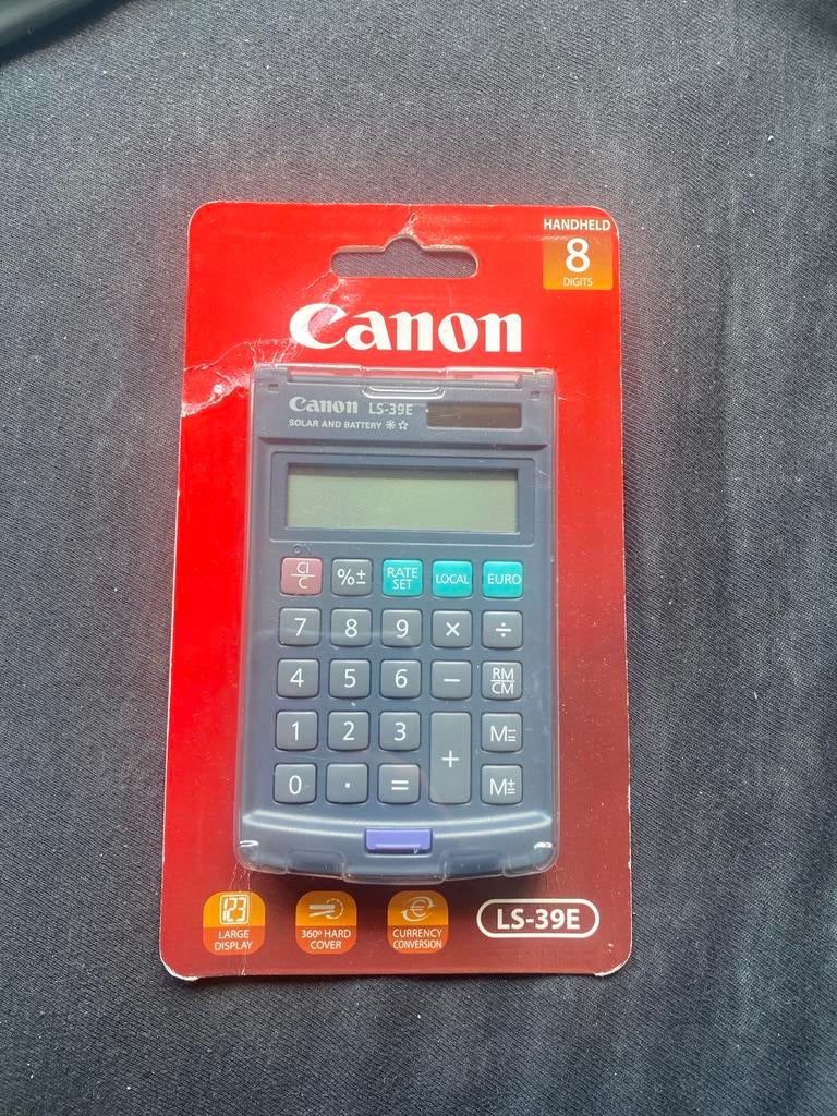 Canon rekenmachine LS-39E, Ophalen, Nieuw