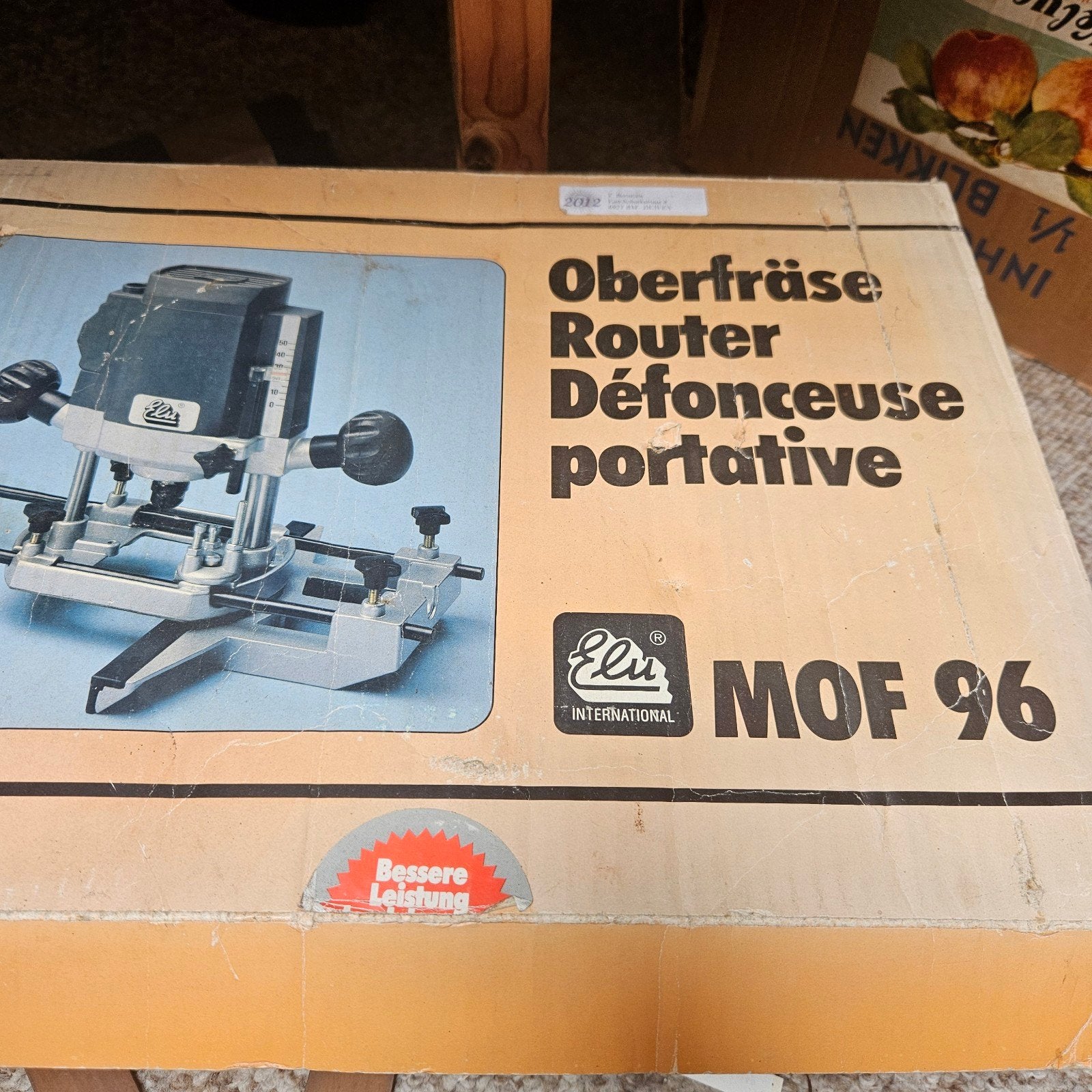 Elu MOF 96 Bovenfrees - Krachtige en Betrouwbare Router, Doe-het-zelf en Verbouw, Gereedschap | Freesmachines, Ophalen, Gebruikt