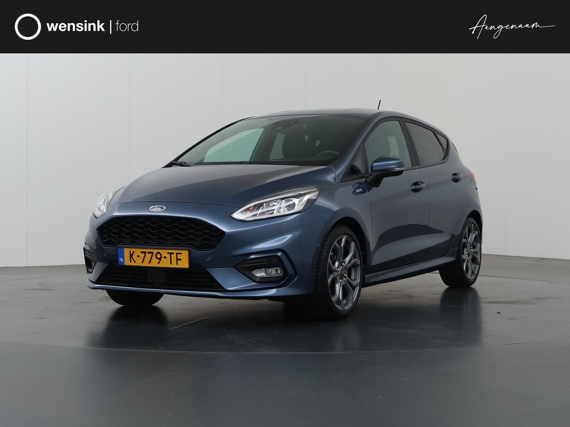 Ford Fiesta 1.0 EcoBoost ST-Line 125pk Automaat | Navigatie, Gebruikt, Blauw, 49 €/maand, Bedrijf