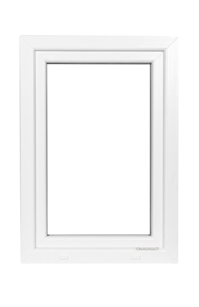 Kunststof Kozijn Draaikiep  B80 H110cm Wit, Niet ingevuld, Kunststof, Raamkozijn, Niet ingevuld